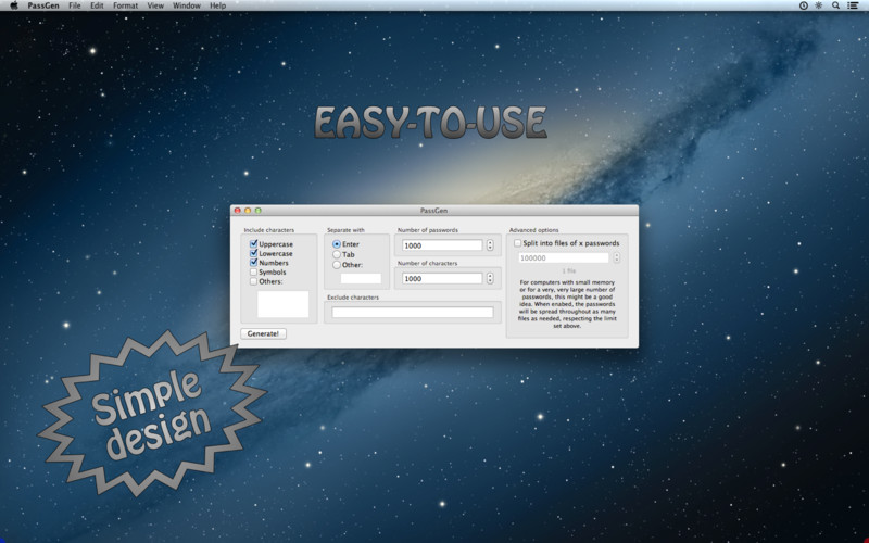 PassGen 1.0 : PassGen screenshot