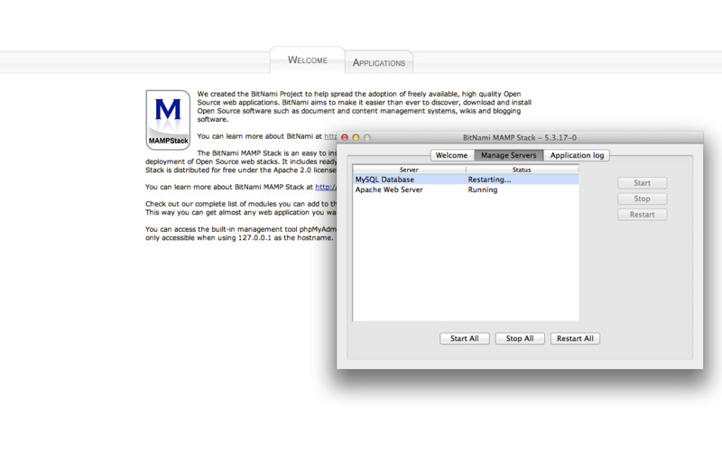 MAMP Stack 5.4 : MAMP Stack screenshot