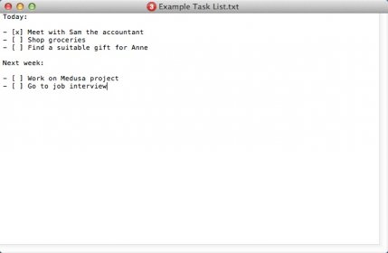 Tasks List Example