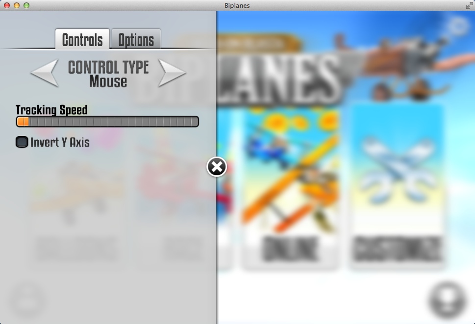 Biplanes 1.0 : Game Options