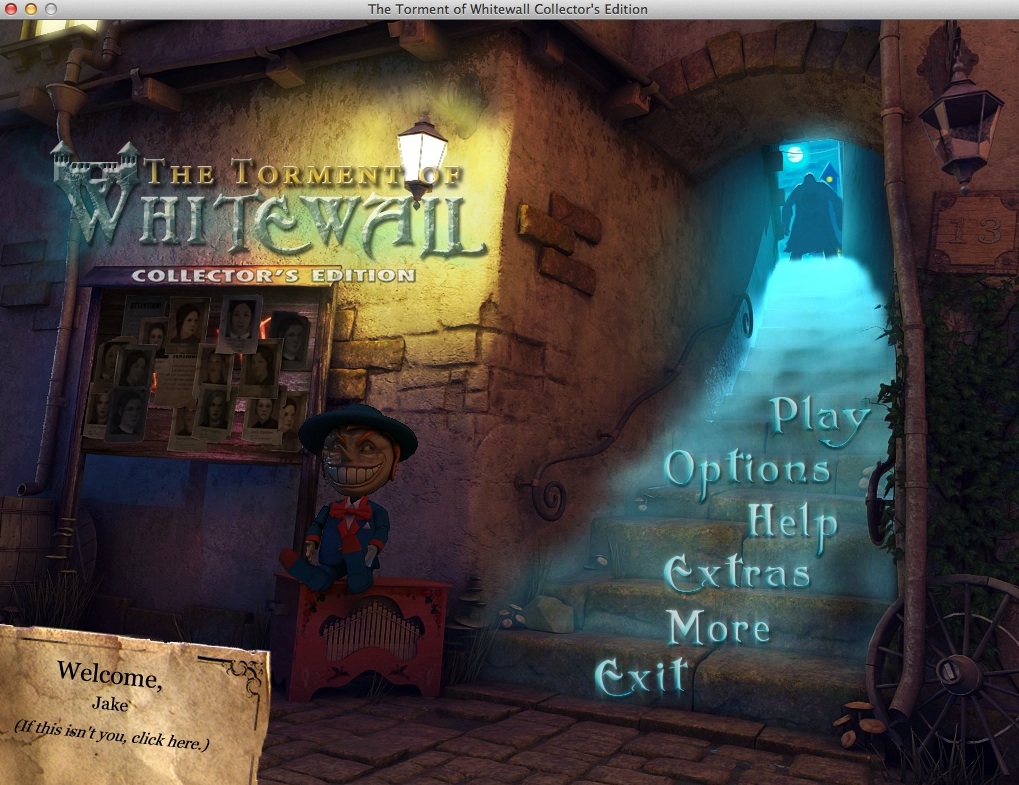 The Torment of Whitewall Collector's Edition 2.0 : Main Menu