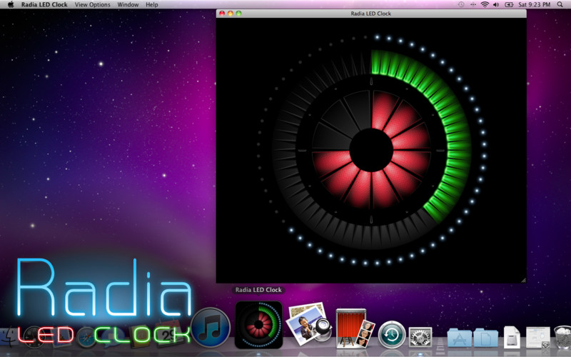 Radia LED Clock 1.1 : Radia LED Clock screenshot