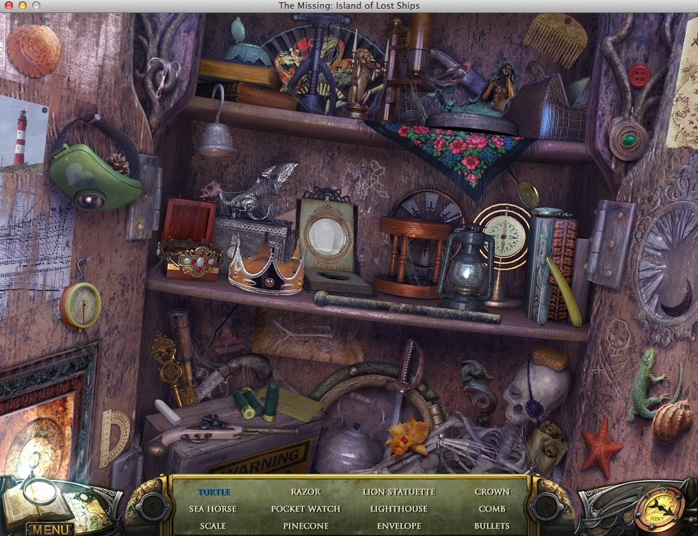 The Missing: Island of Lost Ships 2.0 : Completing Hidden Object Mini-Game