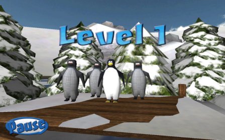 Penguin Snowcap Challenge screenshot