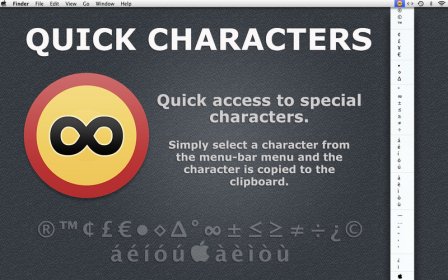 Quick Characters screenshot