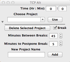 Time Check Pro Alt 2.4 : Main window