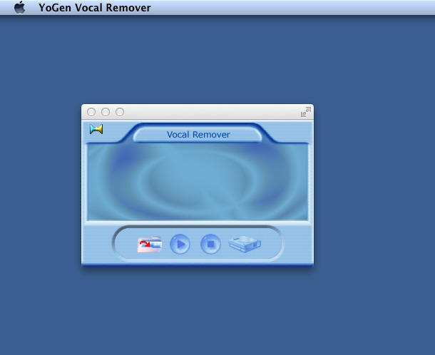 YoGen Vocal Remover : Main window