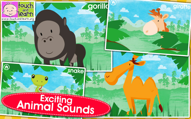 Peekaboo Zoo - Who's Hiding? A fun & educational introduction to Zoo Animals and their Sounds - by Touch & Learn screenshot