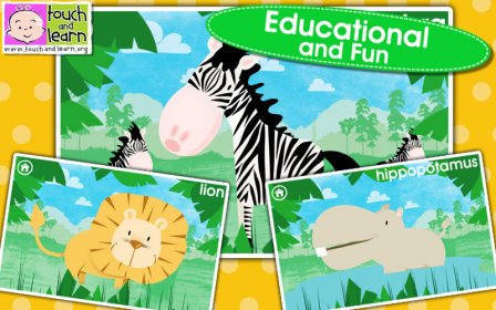 Peekaboo Zoo - Who's Hiding? A fun & educational introduction to Zoo Animals and their Sounds - by Touch & Learn screenshot