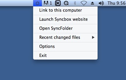 Syncbox 0.3 : Main window