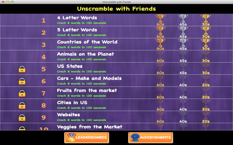 Unscramble with Friends 1.3 : Unscramble - Free Jumbled Anagrams Words Games screenshot