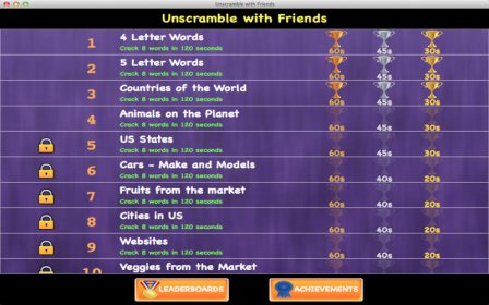 Unscramble - Free Jumbled Anagrams Words Games screenshot
