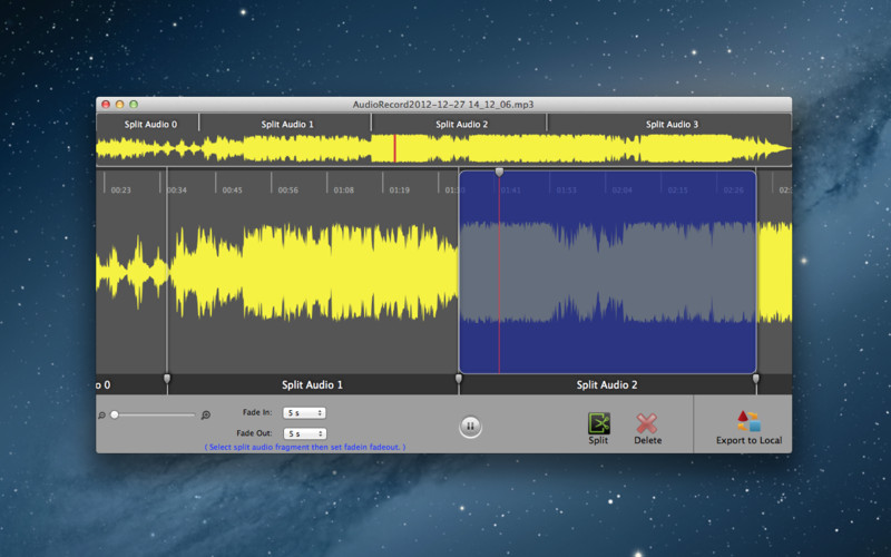 Audio Record Studio 2.1 : Audio Record Studio screenshot