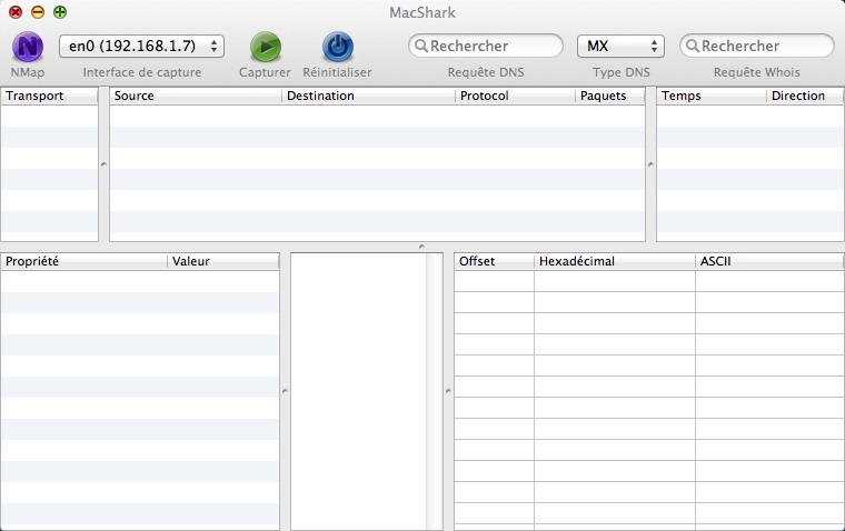 MacShark 0.2 : Main window