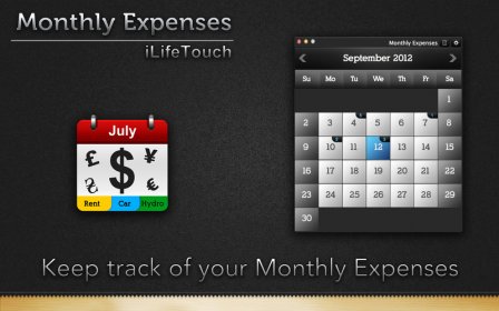 Monthly Expenses screenshot