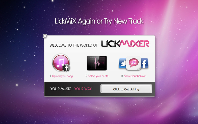 LickMixer 1.0 : LickMixeR screenshot
