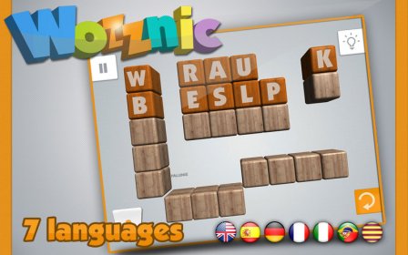 Wozznic FREE: Word puzzle game screenshot