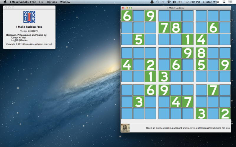 I Make Sudoku Free 1.0 : I Make Sudoku Free screenshot