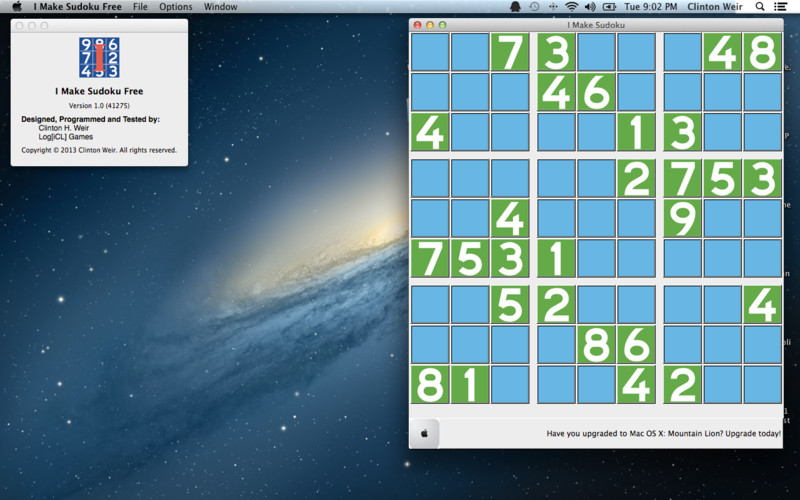 I Make Sudoku Free 1.0 : I Make Sudoku screenshot