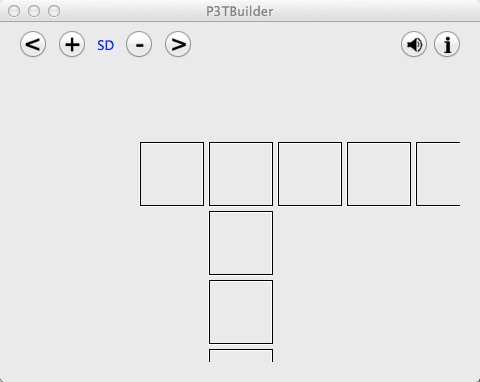 P3TBuilder 3.0 : Main window
