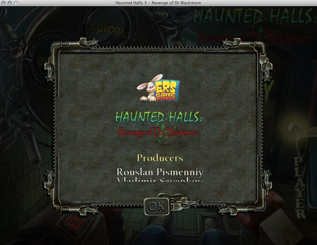 Haunted Halls: Revenge of Doctor Blackmore : Credits Window