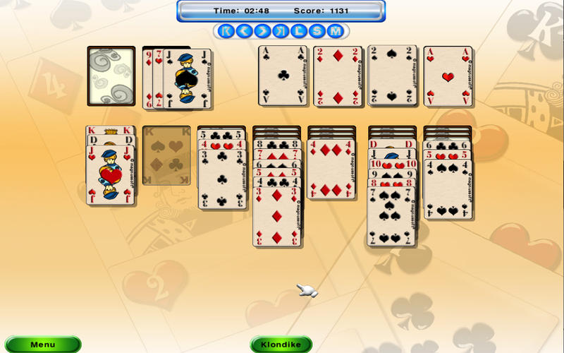 Absolute Solitaire & Patience 1.0 : Main window