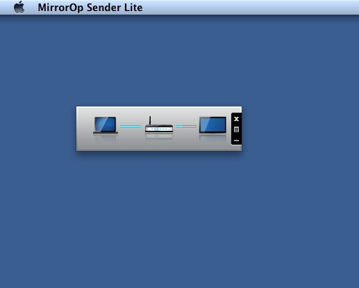 MirrorOp Sender Lite 1.0 : Main window