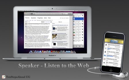 Speaker - Listen To the Web screenshot