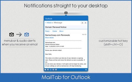 MailTab for Outlook screenshot