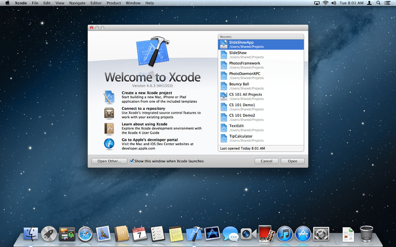 Xcode 4.6 : Xcode screenshot