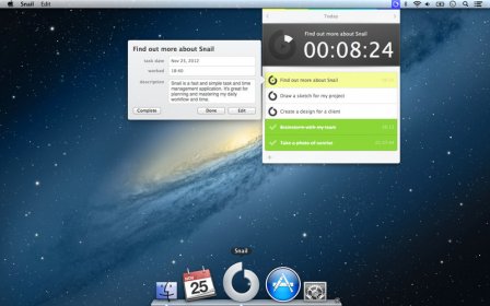 Snail - Time and Task Manager screenshot