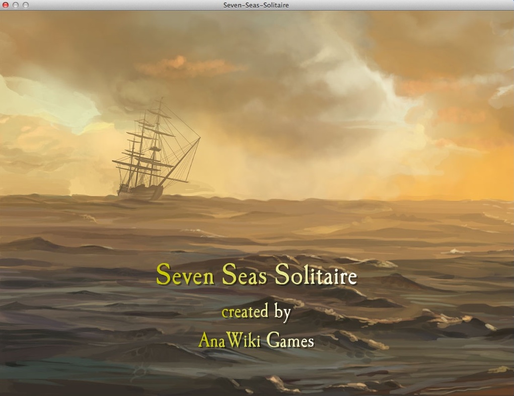 Seven Seas Solitaire 1.1 : Credits Window