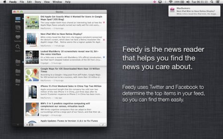 Feedy screenshot
