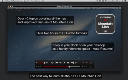 SCOtutor for Mountain Lion screenshot