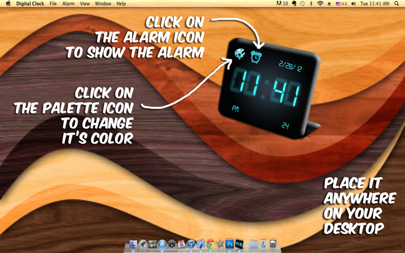 Digital Clock + 1.0 : Digital Clock + screenshot