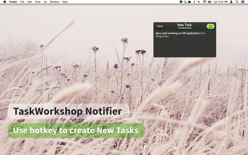TaskWorkshop Notifier 1.0 : TaskWorkshop Notifier screenshot