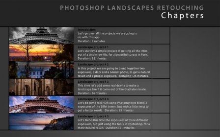 Learn Photoshop Landscapes Retouching edition screenshot
