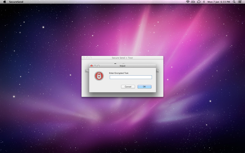SecureSend Decrypter 1.2 : SecureSend screenshot