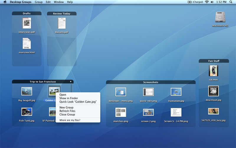 Desktop Groups Lite 1.4 : Desktop Groups Lite screenshot