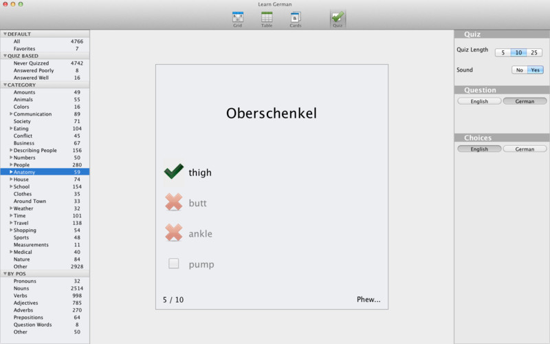 Learn German Quick 1.0 : Learn German Quick screenshot