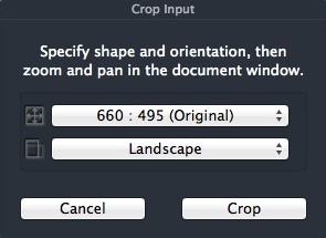 SketchMee 1.5 : Configuring Crop Settings