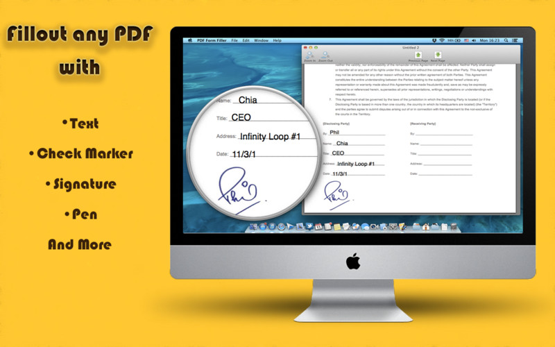 PDF Form Filler 1.5 : PDF Form Filler-No more printing screenshot