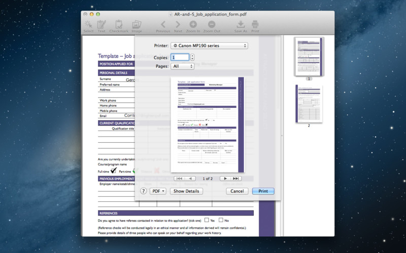 PDF Form Filler 1.5 : PDF Form Filler screenshot