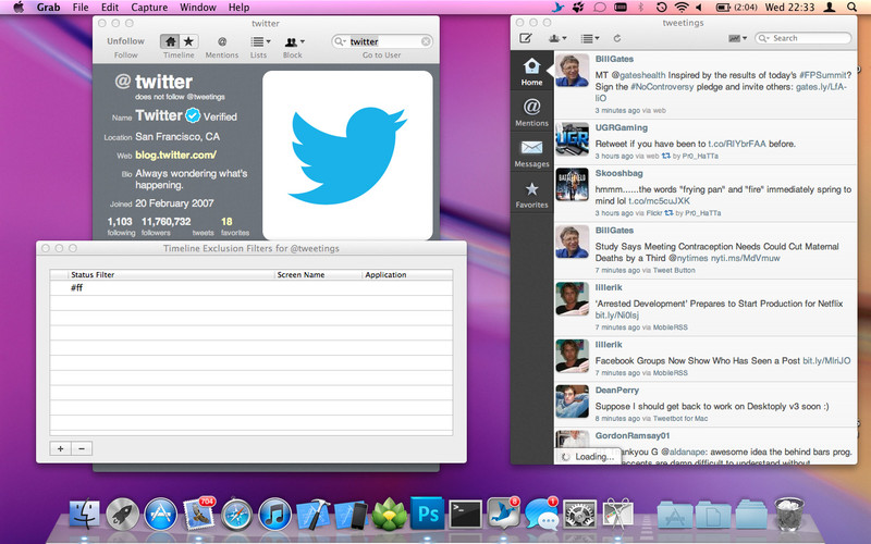 Tweetings for Twitter 2.4 : Tweetings for Twitter screenshot