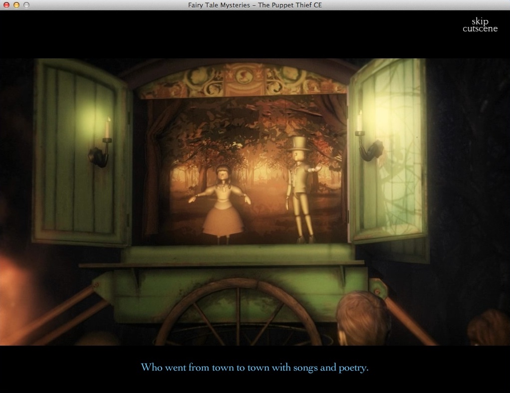 Fairy Tale Mysteries: The Puppet Thief Collector's Edition 2.0 : Cinematics Window