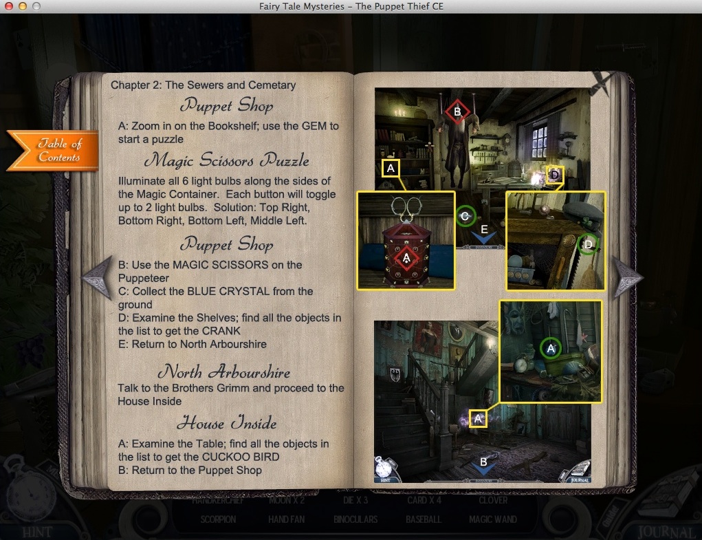 Fairy Tale Mysteries: The Puppet Thief Collector's Edition 2.0 : Strategy Guide