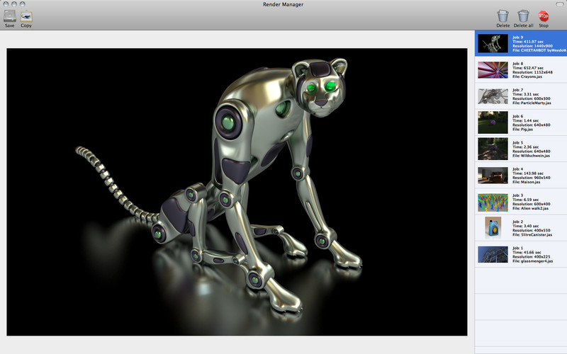 Cheetah3D 6.2 : Cheetah3D screenshot