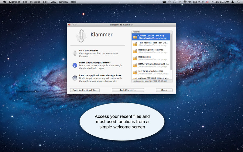 Klammer 3.1 : Klammer screenshot