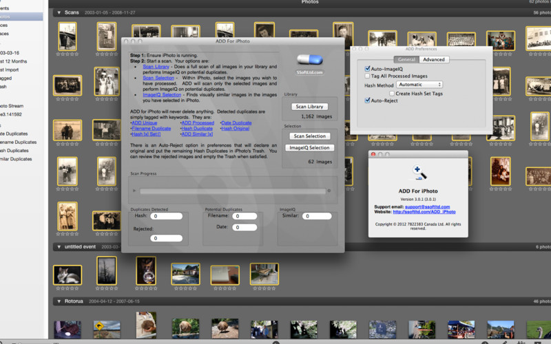 ADD For iPhoto 3.2 : ADD For iPhoto screenshot