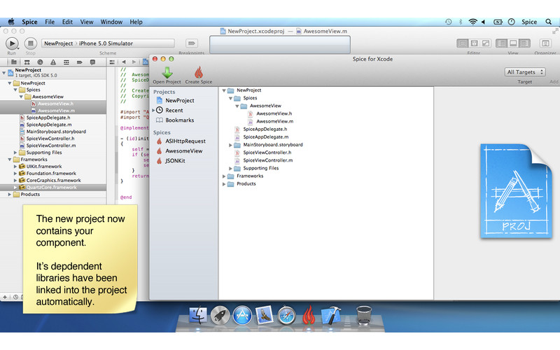 Spice for Xcode 1.1 : Spice for Xcode screenshot